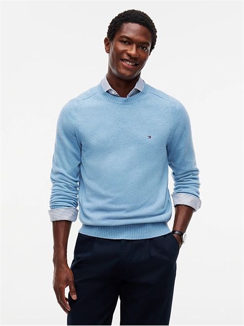 lambswool crew neck TOMMY HILFIGER | MW0MW36535DVF